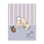 Baby Somersault Postcard