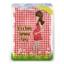Baby Sprinkle  Party Personalised Announcement