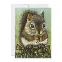 Baby squirrel announcements