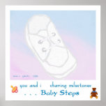 Baby Steps Haiku Art Print