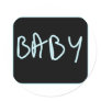 Baby Round Stickers