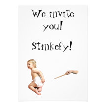 Baby Stinkefy!-invitation