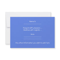 Baby Stroller. Light Blue on Mid Blue. Personalized Invitations