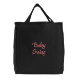 'Baby Swag' Embroidered Tote Bag