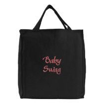 'Baby Swag' Embroidered Tote Bag