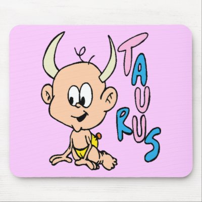 Baby Taurus Mouse Pad by Jojodesign