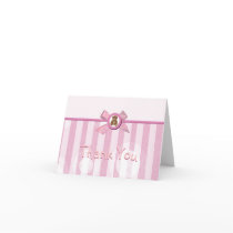 Baby thank you card