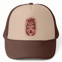 *Baby Tiger Cub* portrait Design Trucker Hats