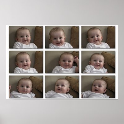 Baby Tiles Print by balfanz