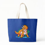 Baby triceratops canvas bags
