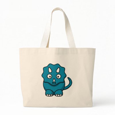 Baby Triceratops Bag by designs4you