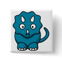 Baby Triceratops buttons