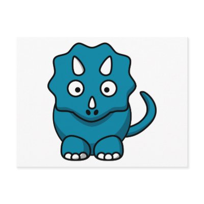 Baby Triceratops Postcard by designs4you