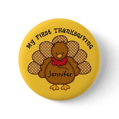 Baby Turkey 1st Thanksgiving by pinkinkart