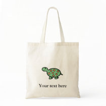 Baby turtle tote bags