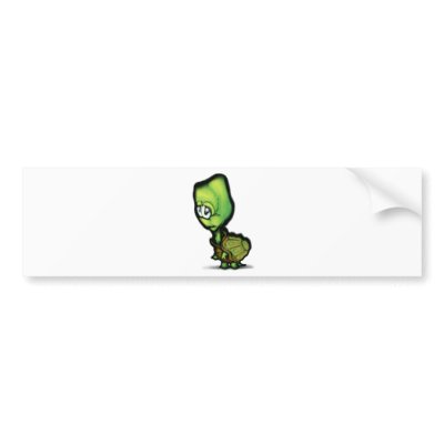 Baby Turtle Bumper Stickers by FunGraphix