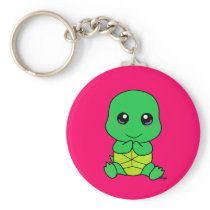 Baby turtle keychain
