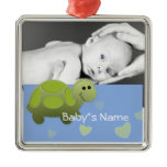 Baby Turtle/Photo Christmas Ornament