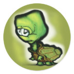 Baby Turtle Round Sticker