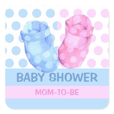 Baby Twins Booties Baby Shower Gift Sticker by floatinglemonsevents