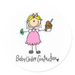 Baby Under Construction Sticker