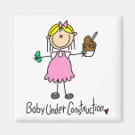Baby Under Construction Tshirts and Gifts Magnet