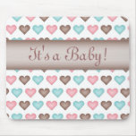 Baby Unisex Hearts Mousepad