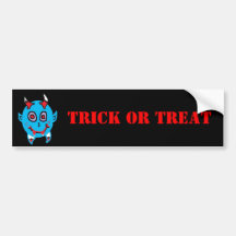Baby Vamp (2), TRICK OR TREAT Bumper Stickers