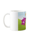 baby whippet and flowers mugs