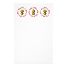 Baby with "Children are a gift from The Lord" Personalised Stationery