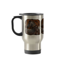 Baby zebra fall stripes travel commuter mugs