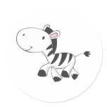 Baby Zebra Stickers
