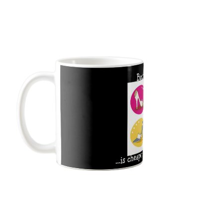 Babyboomer Divas Love Shoes Mug by NightSweatsDiva