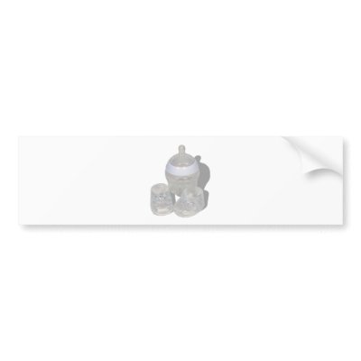 BabyBottleBooties062210Shadow Bumper Stickers by ShroudedLake