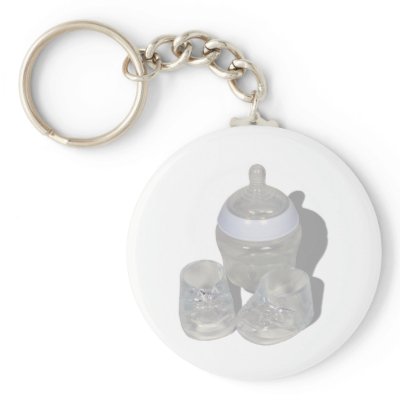 BabyBottleBooties062210Shadow Key Chain by ShroudedLake