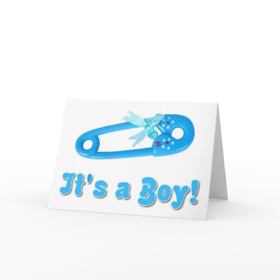 babyboy shower invitation greeting card by Floridian_Mami