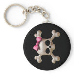 Babydoll goth skull Keychain