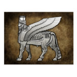 Babylonian Winged Bull Lamassu Post Cards