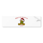 Baby's 1st Christmas 2009 (Teddy Bear) bumper stickers