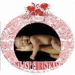 Baby's 1st Christmas 2010 photo sculptures