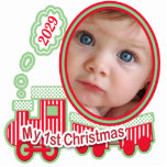 Baby's 1st Christmas 2010 Your Baby Photo Acrylic Cut Out