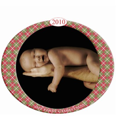 Baby's 1st Christmas Argyle Christmas Ornament by samack