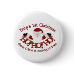 Babys 1st Christmas Buttons
