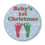 Baby's 1st Christmas Magnet