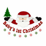 Babys 1st Christmas photo sculptures