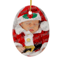 Baby's 1st Christmas Red Snowflake Ornament