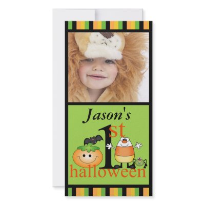 Baby's 1st Halloween Photo Card by celebrateitinvites