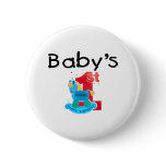 Baby's 1st Happy Birthday Pinback Buttons