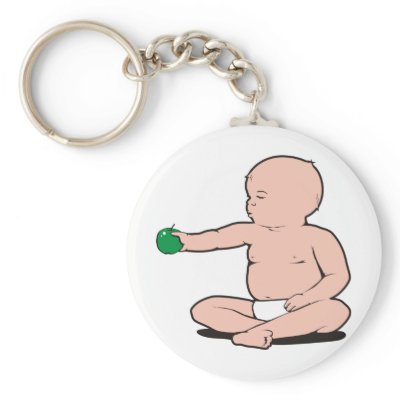 BABY'S ARM HOLDING APPLE by abusivetees