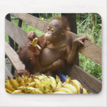 Baby's Banana Picnic Mouse Mat